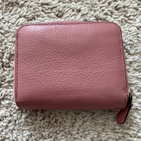 Coach Vintage Kelsey Satchel Pink Pebbled Leather Crossbody Purse w/ Wallet - Picture 13 of 16